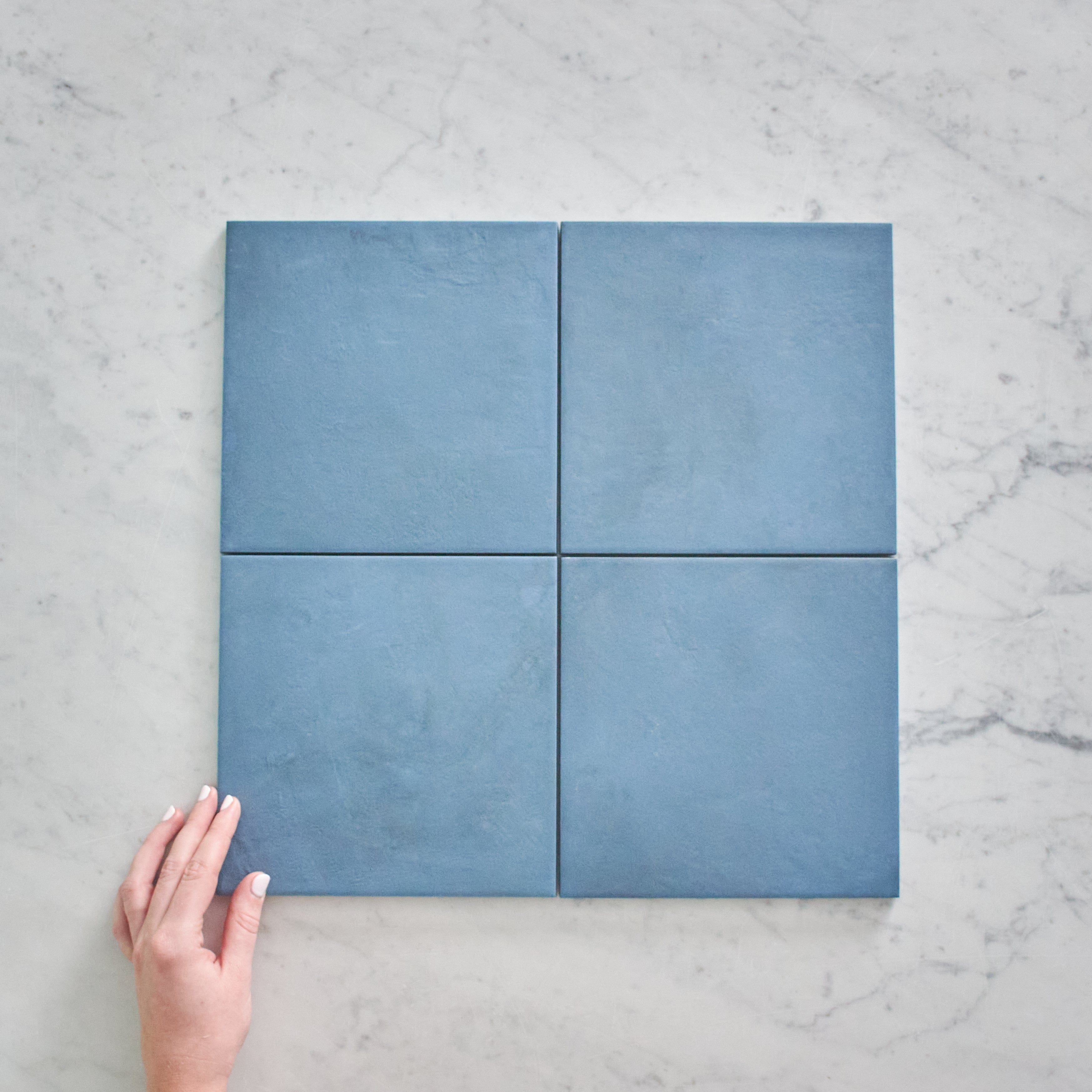 Fina Ceramics TILE Bronte Square Blue Tile