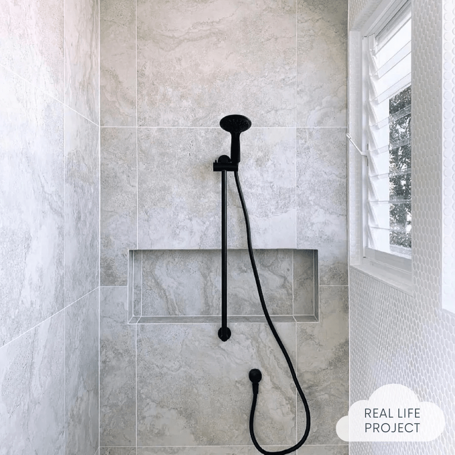 TileCloud TILE Byron Travertine Look Grey Matte