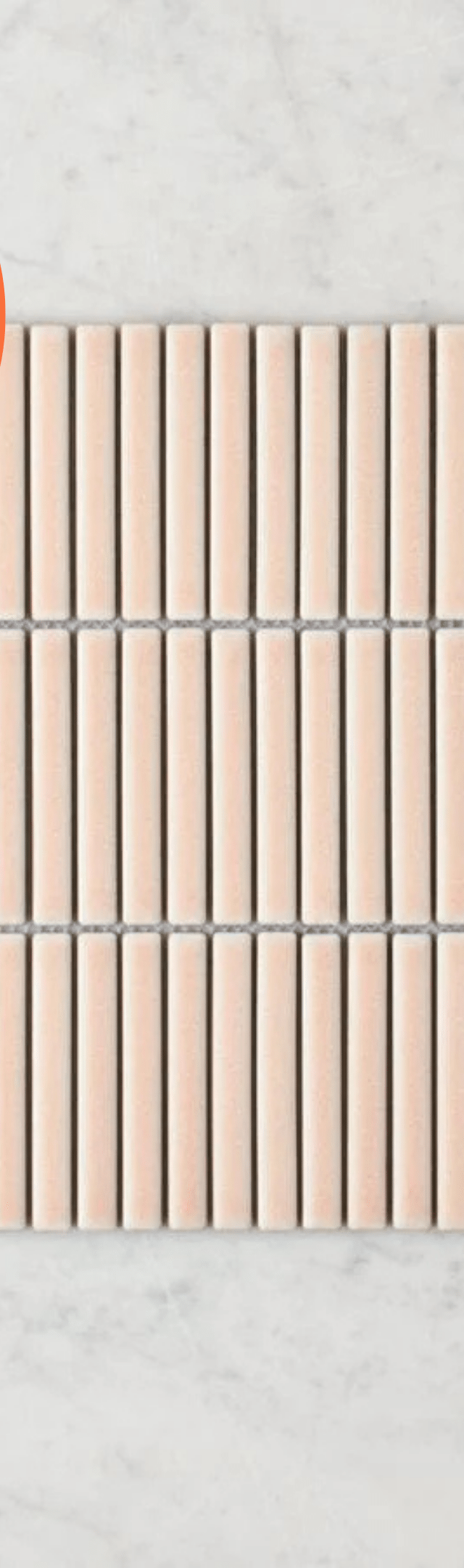 TileCloud TILE Coogee Antique Pink Kit Kat Mosaic tile