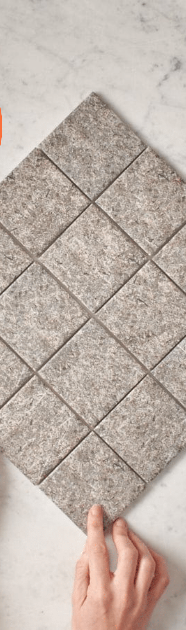 TileCloud TILE Dunmore Charcoal Stone Look Square Tile