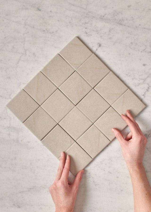 TileCloud TILE Dunmore Cream Stone Look Square Tile