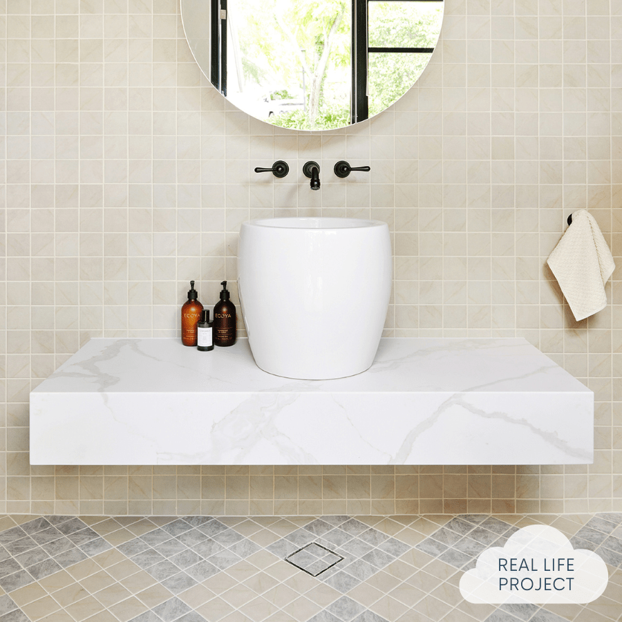 TileCloud TILE Dunmore Grey Stone Look Square Tile