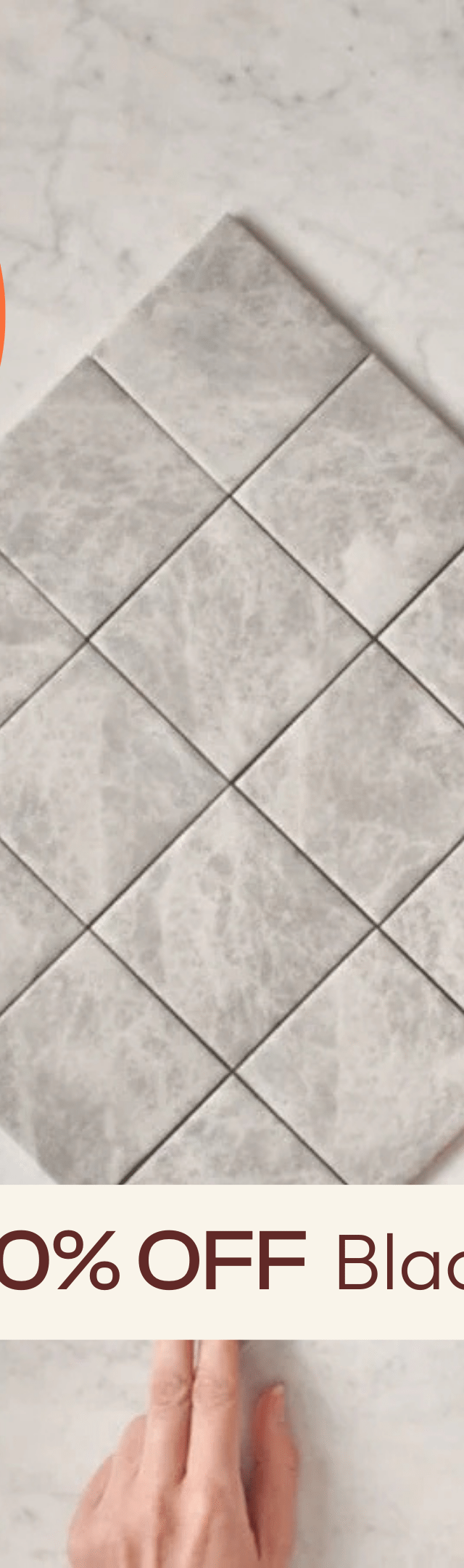 TileCloud TILE Dunmore Grey Stone Look Square Tile