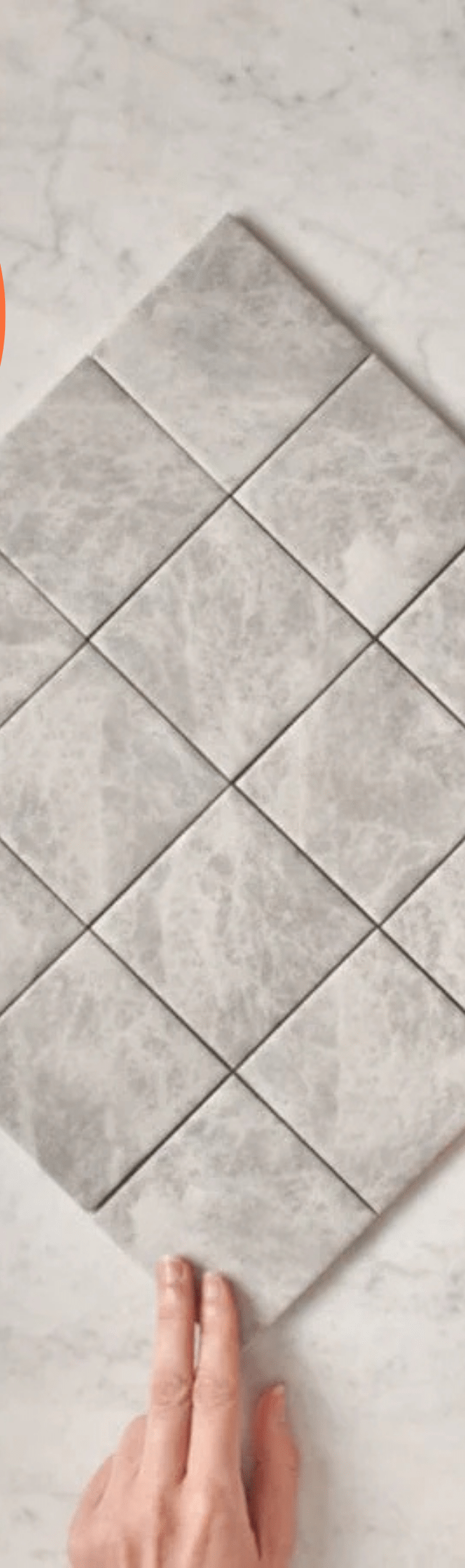 TileCloud TILE Dunmore Grey Stone Look Square Tile