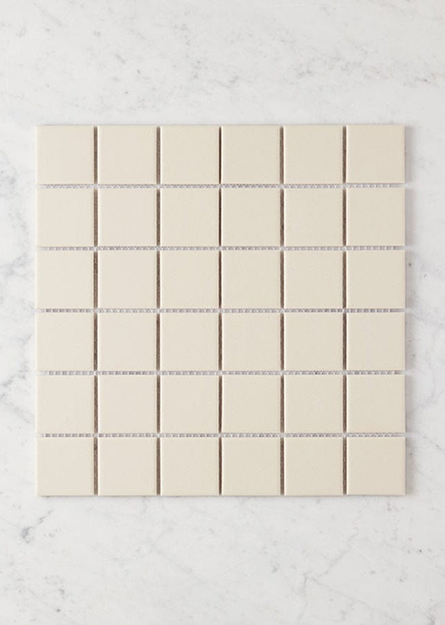 Pacific Greenwood TILE Haddon Bone Matte Medium Square Tile