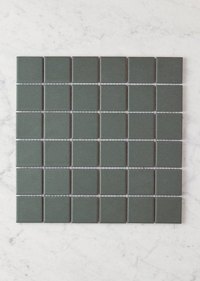 Decor8 TILE Haddon Green Matte Medium Square Tile