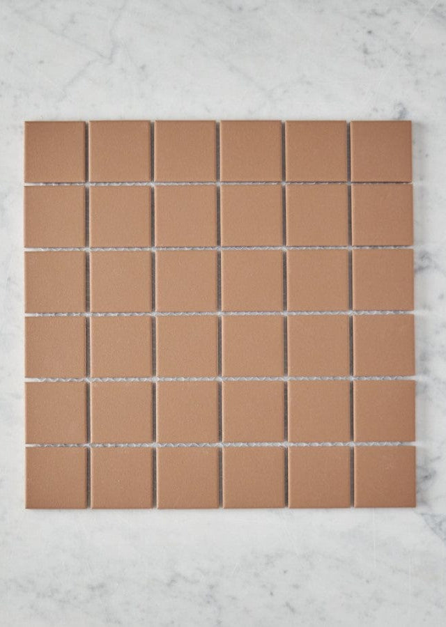 Pacific Greenwood TILE Haddon Terracotta Matte Medium Square Tile