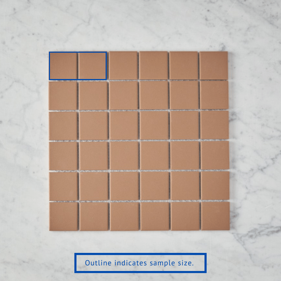 Pacific Greenwood TILE Haddon Terracotta Matte Medium Square Tile