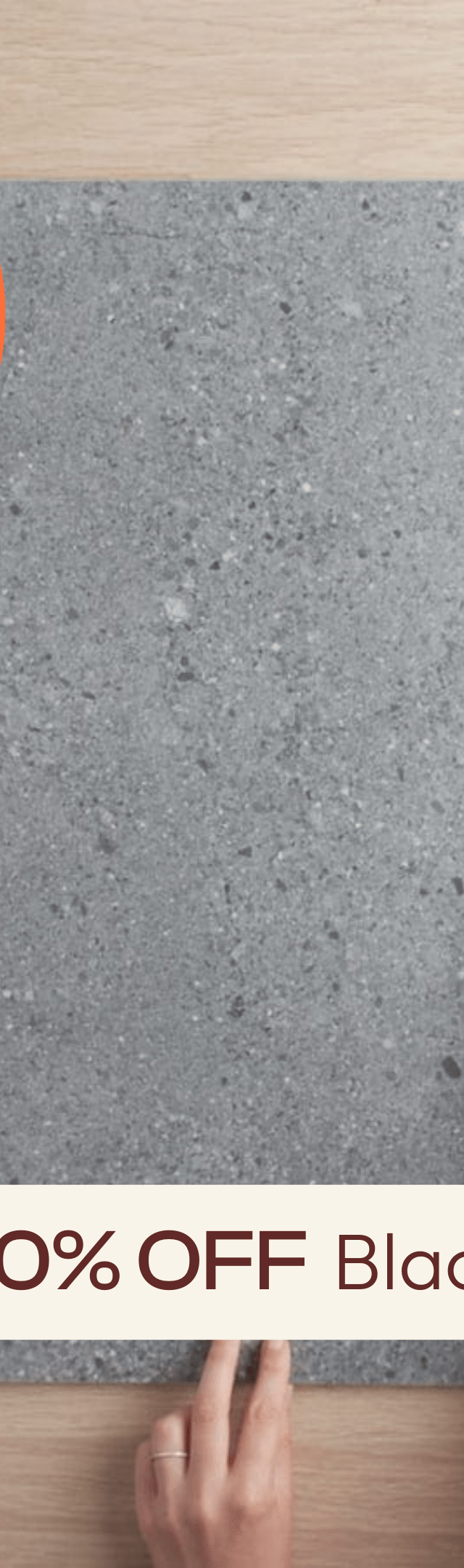 TileCloud TILE Hamilton Matte Charcoal Concrete Look Tile