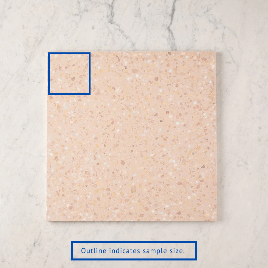 TileCloud TILE Kensington Blush Recycled Terrazzo Tile