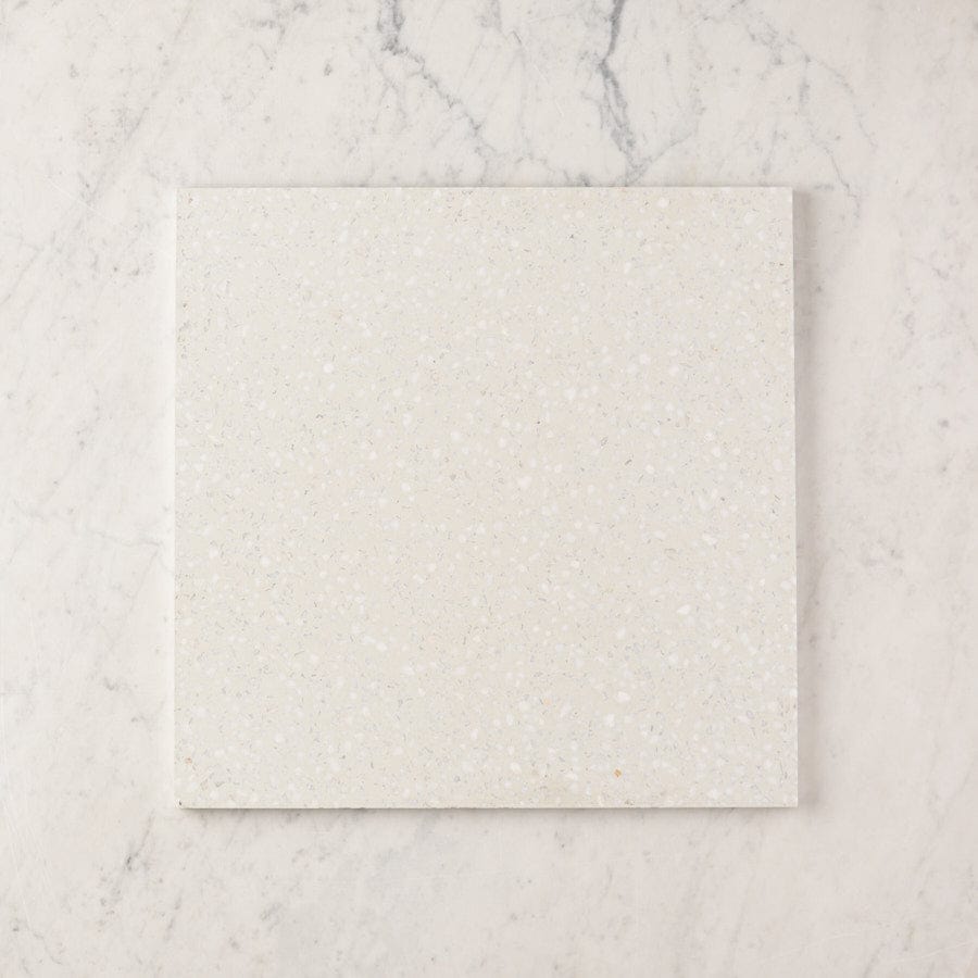 TileCloud TILE Kensington White Recycled Terrazzo Tile