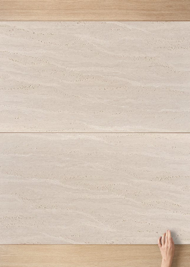 TileCloud TILE Kirribilli Travertine Look Beige Matte Tile