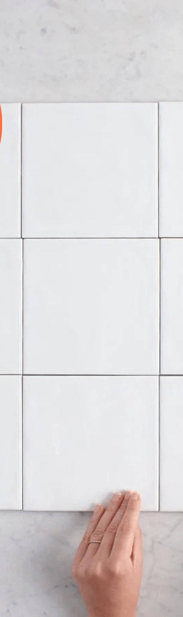 TileCloud TILE Newport Gloss Large Square White Tile