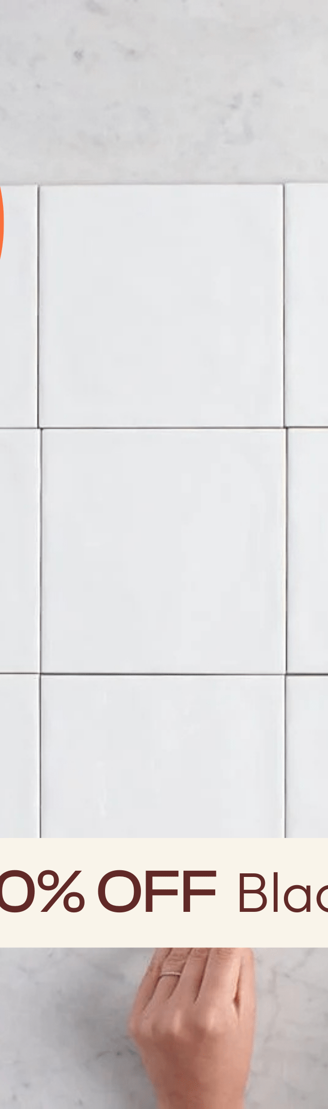 TileCloud TILE Newport Gloss Large Square White Tile