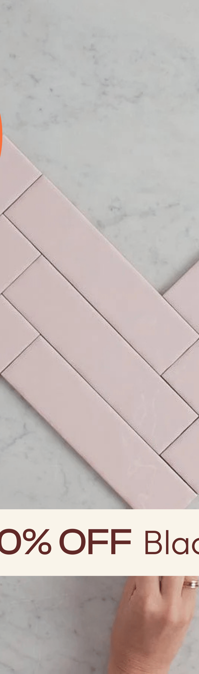 TileCloud TILE Newport Gloss Mini Subway Baby Pink Tile