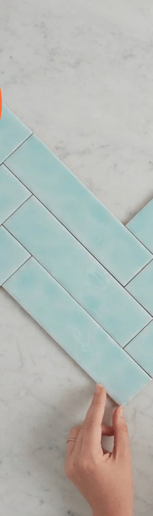 TileCloud TILE Newport Gloss Mini Subway Duck Egg Blue Tile