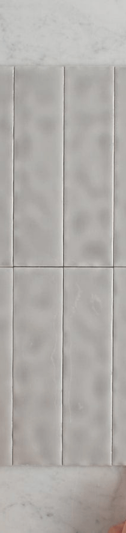 TileCloud TILE Newport Gloss Mini Subway Grey Tile