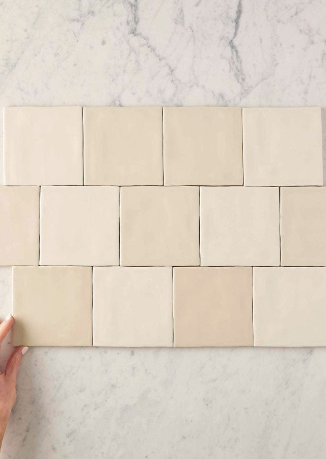 TileCloud TILE Newport Matte Taupe Mixed Square Tile