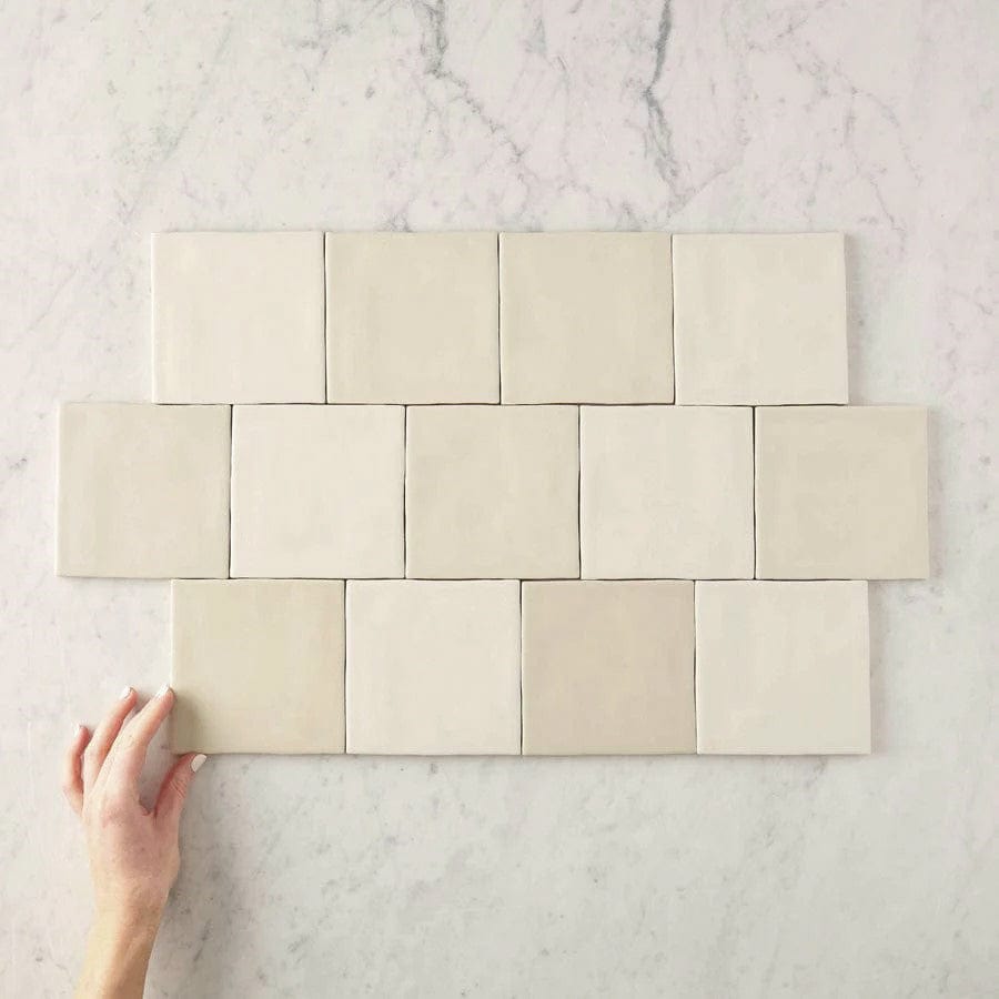 TileCloud TILE Newport Matte Taupe Mixed Square Tile