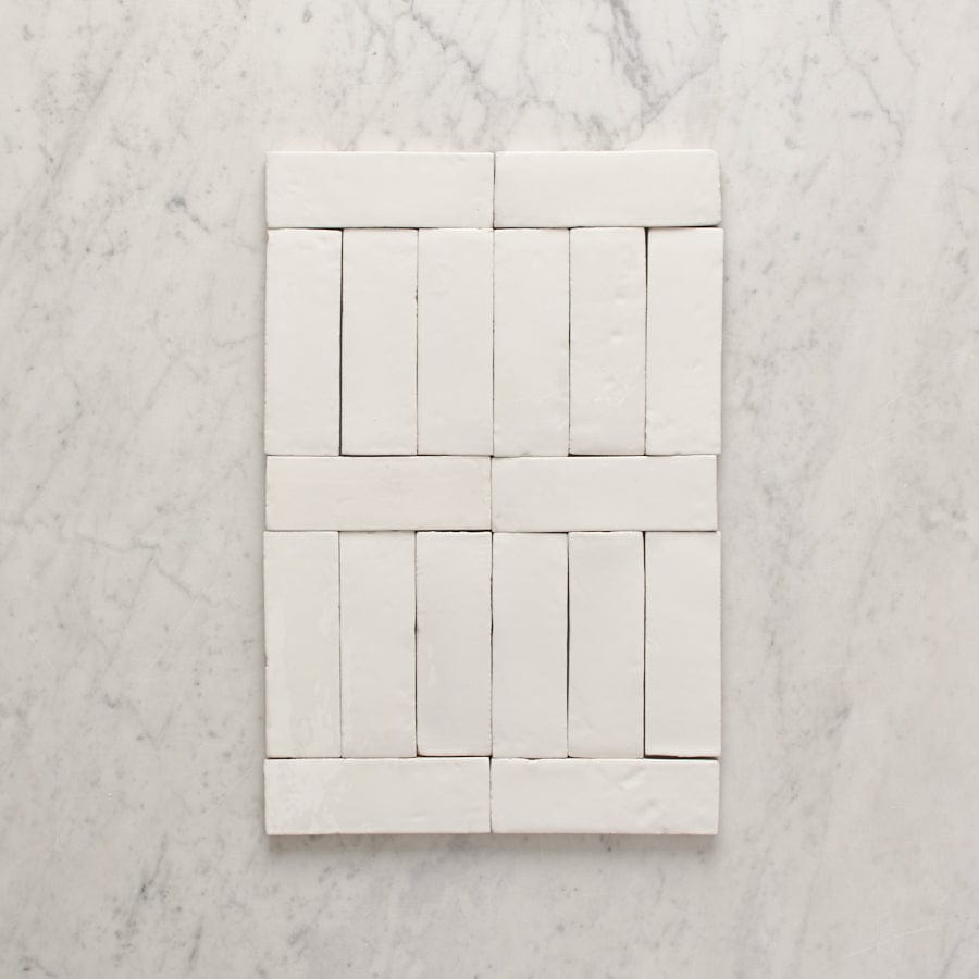 TileCloud TILE Noosa Gloss Zellige White Tile