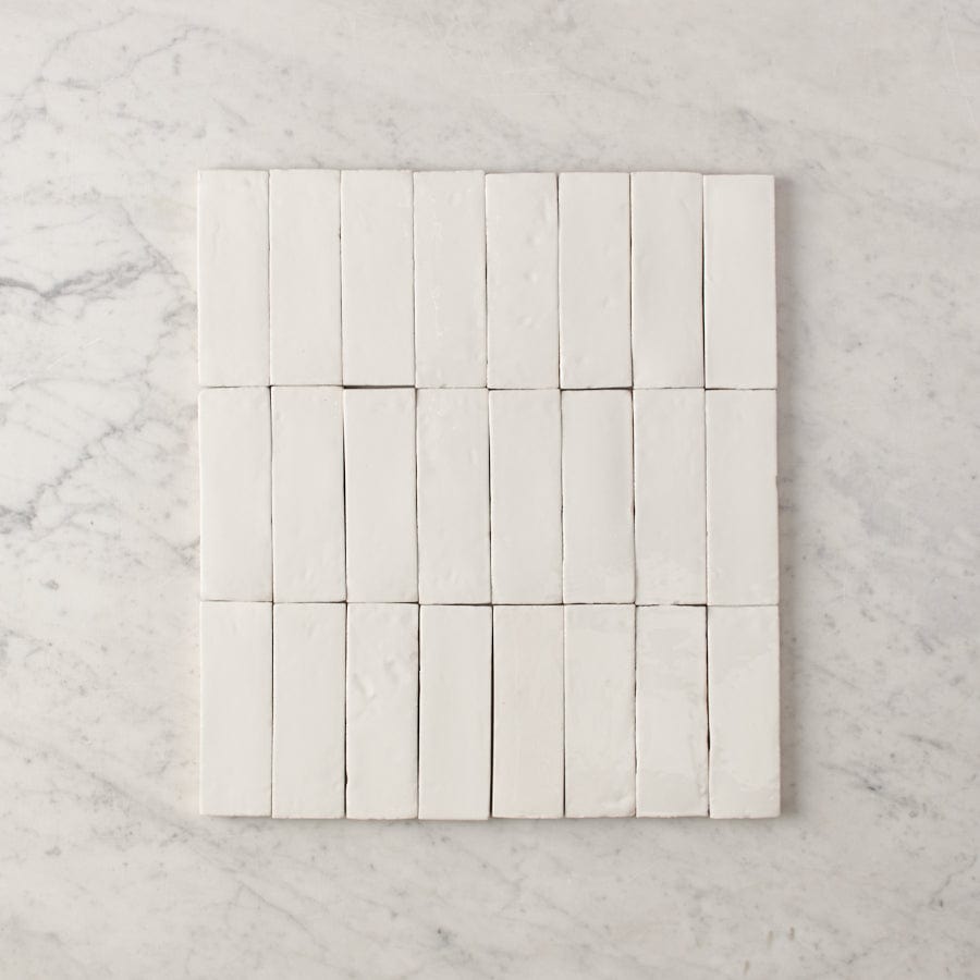 TileCloud TILE Noosa Gloss Zellige White Tile