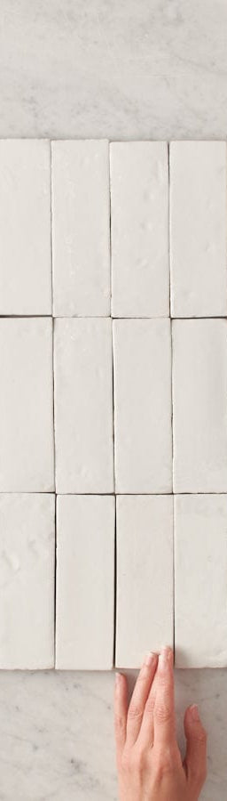 TileCloud TILE Noosa Gloss Zellige White Tile