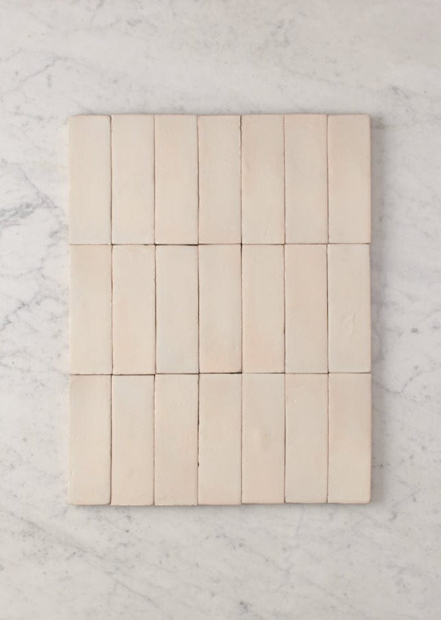 TileCloud TILE Noosa Semi Gloss Zellige Bone Tile