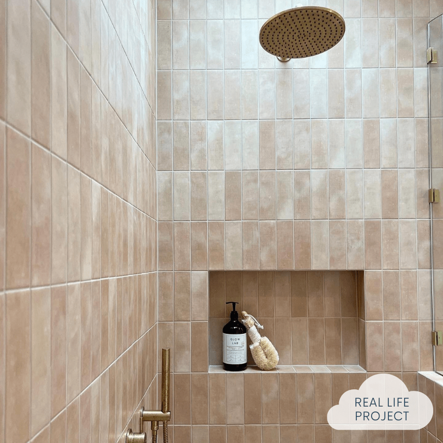 TileCloud TILE Northbridge Peach Terracotta Look Subway Tile