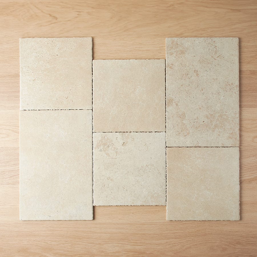 TileCloud TILE Seaforth Travertine Look Beige Matte Pattern Tile