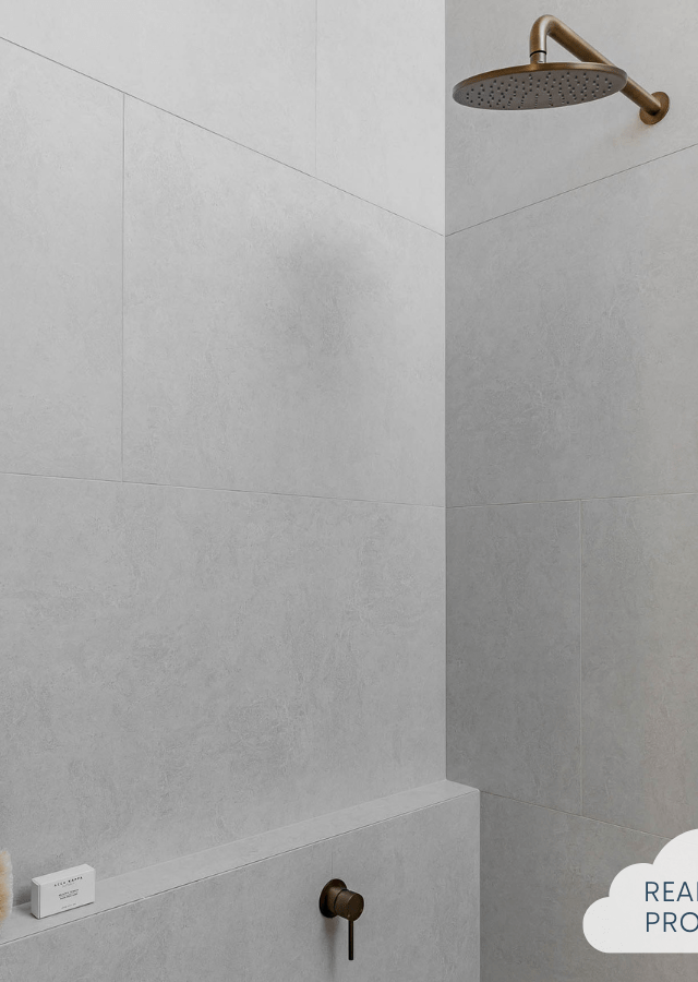 TileCloud TILE Sydney Matte White Stone Look Tile