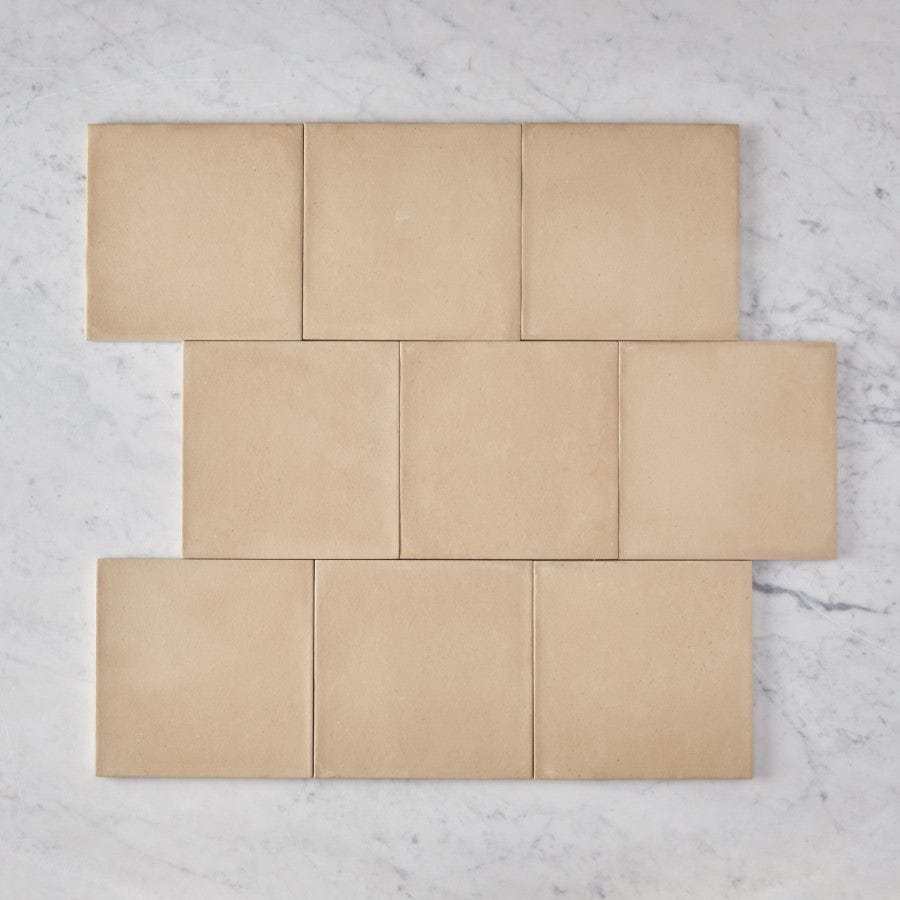 Fina Ceramics TILE Tamarama Beige Square Tile