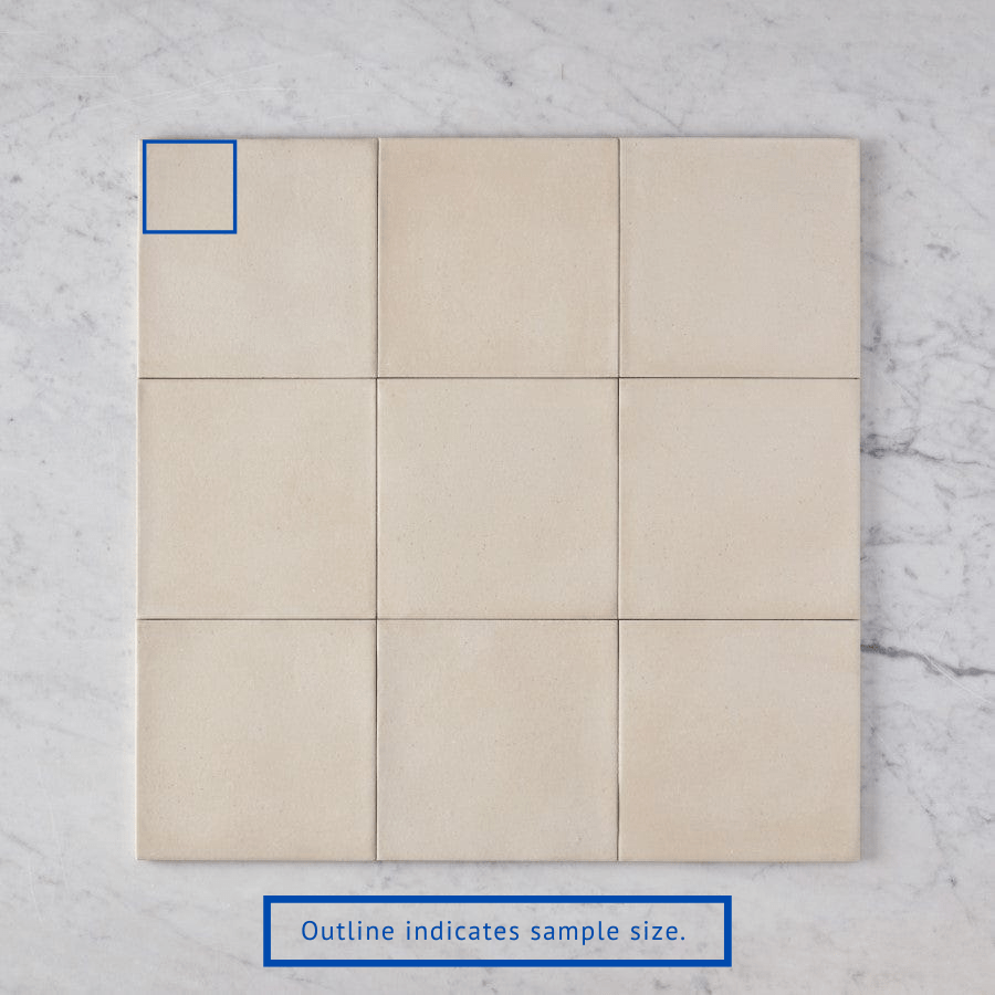 Fina Ceramics TILE Tamarama Cream Square Tile