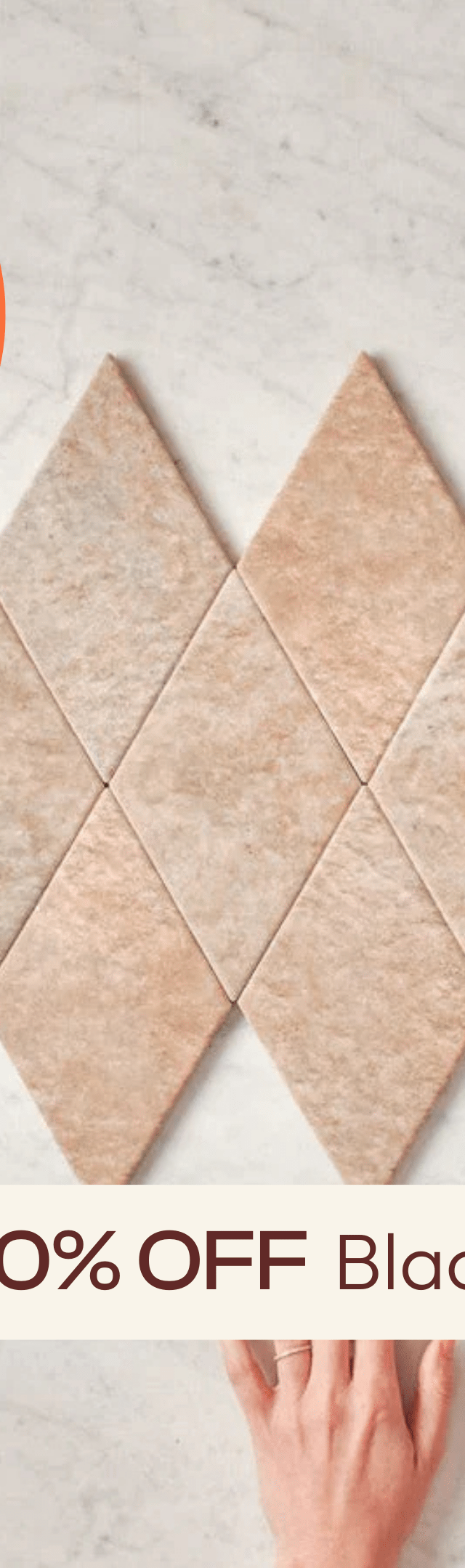 JLA TILE Thirroul Diamond Terracotta Look Tile