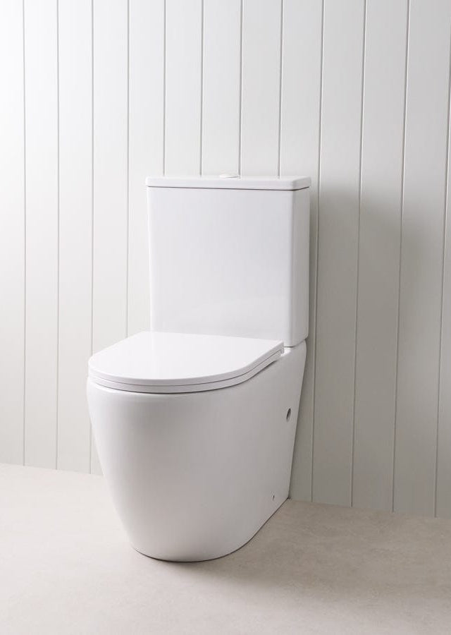 TileCloud TOILETS Curved Back-To-Wall Toilet Suite