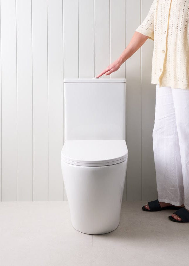 TileCloud TOILETS Curved Back-To-Wall Toilet Suite