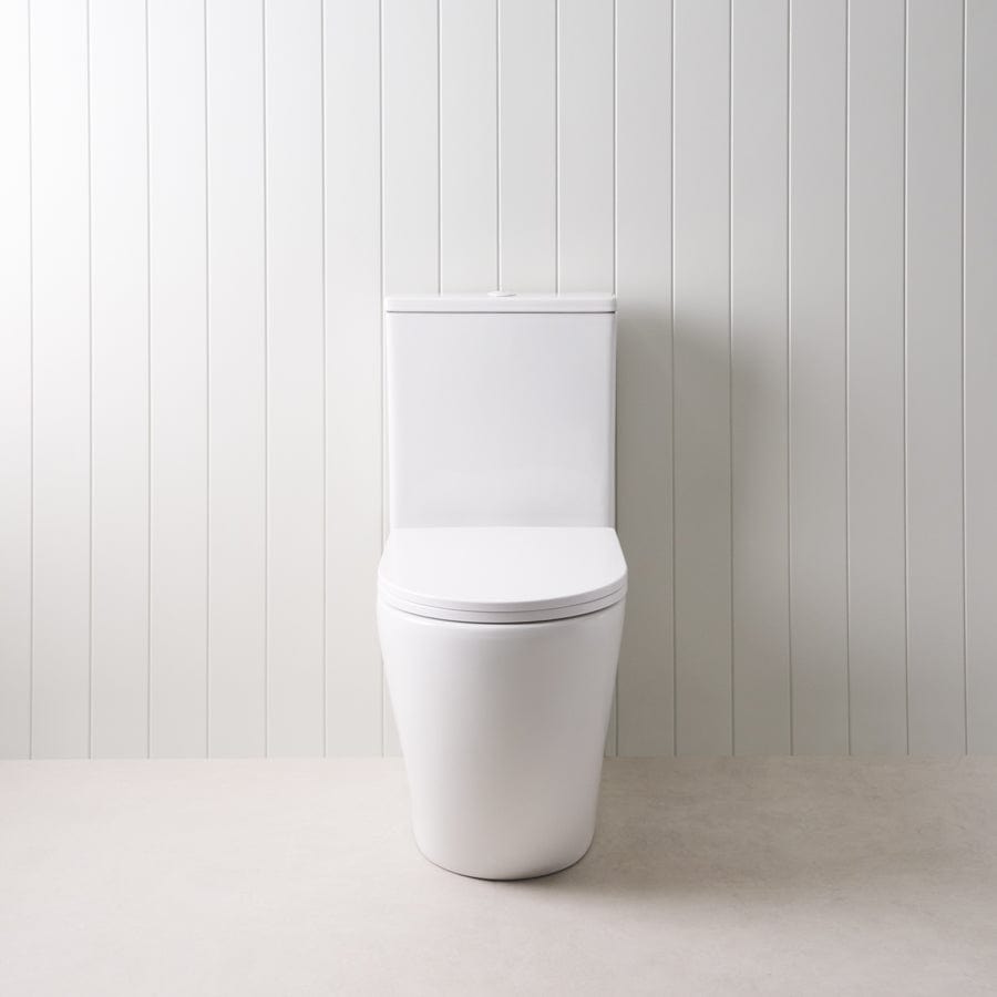 TileCloud TOILETS Curved Back-To-Wall Toilet Suite