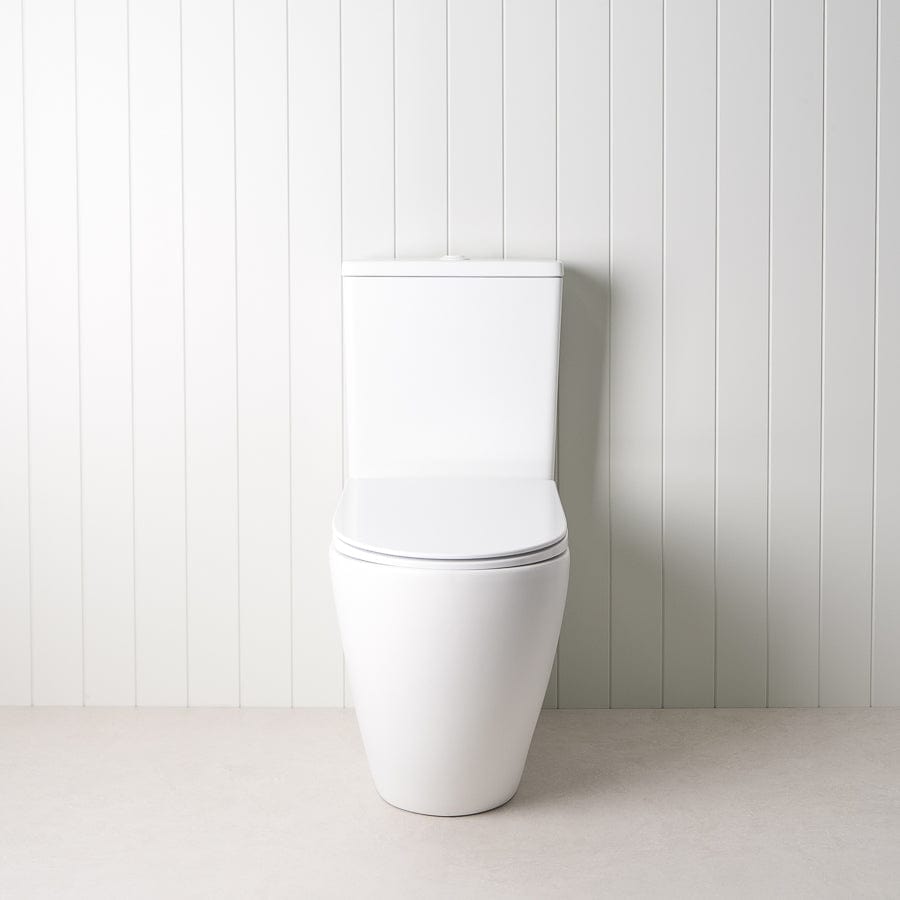 TileCloud TOILETS Curved Back-To-Wall Toilet Suite