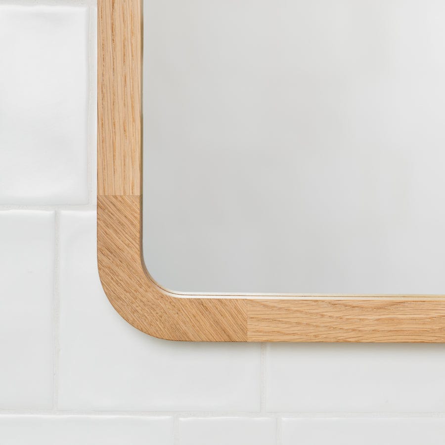 Loughlin VANITIES Alura Arch Mirror 600 American Oak Light