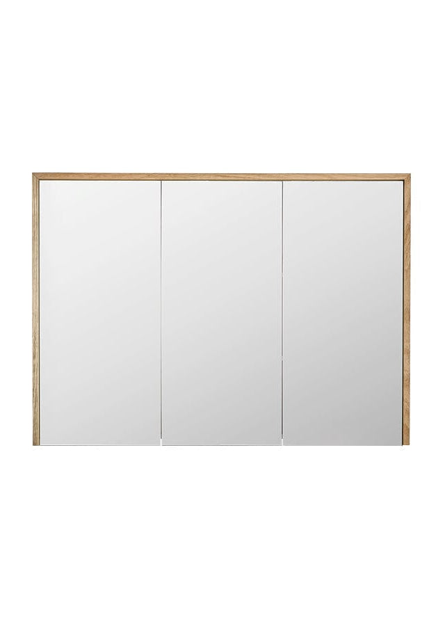 Loughlin VANITIES Bayview Mirror Cabinet 1200 American Oak Light