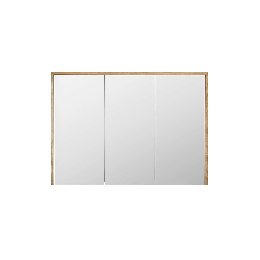 Loughlin VANITIES Bayview Mirror Cabinet 1200 American Oak Light