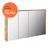 Bayview Mirror Cabinet 1500 American Oak Light