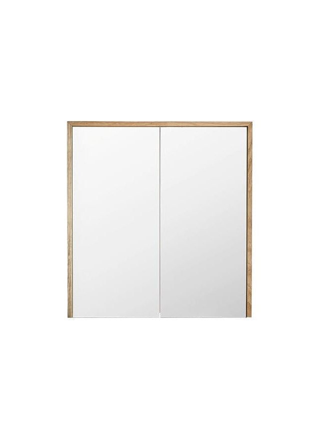 Loughlin VANITIES Bayview Mirror Cabinet 750 American Oak Light