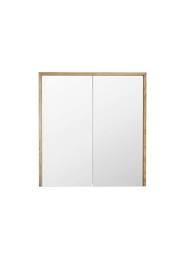 Loughlin VANITIES Bayview Mirror Cabinet 900 American Oak Light