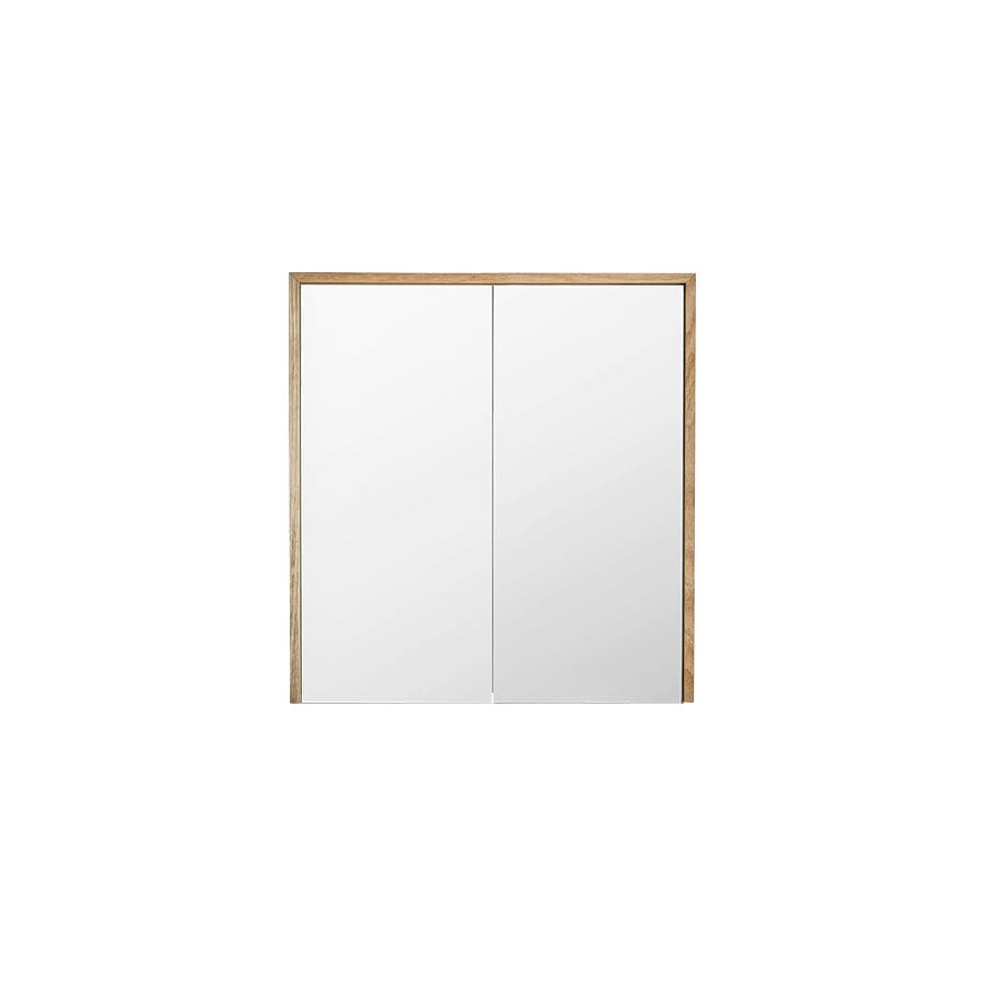 Loughlin VANITIES Bayview Mirror Cabinet 900 American Oak Light