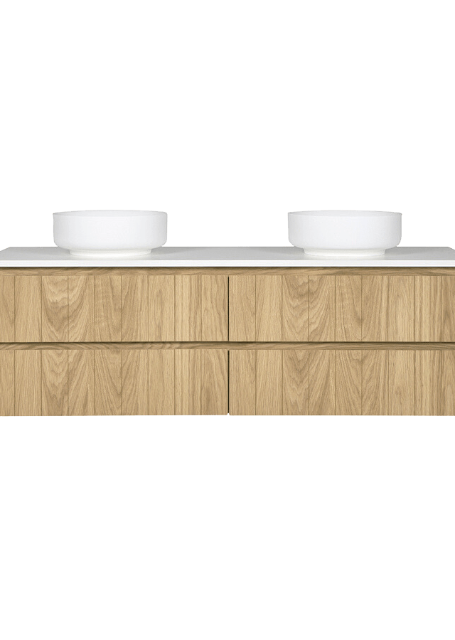 Loughlin VANITIES Yarra Valley Vanity 1500 American Oak Light Veneer