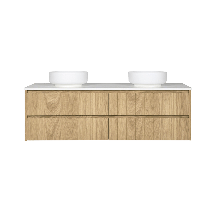 Loughlin VANITIES Yarra Valley Vanity 1500 American Oak Light Veneer