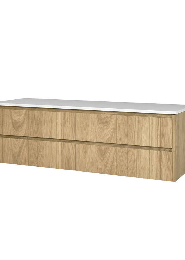 Loughlin VANITIES Yarra Valley Vanity 1500 American Oak Light Veneer