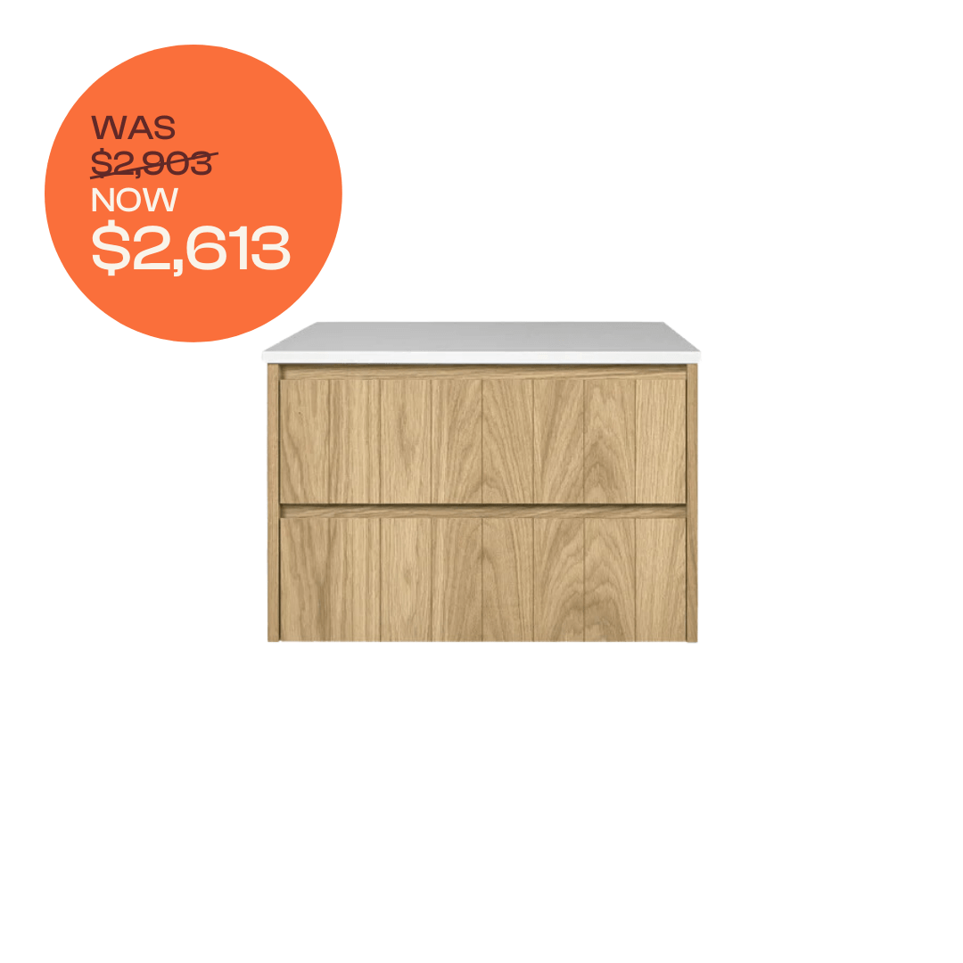 Loughlin VANITIES Yarra Valley Vanity 750 American Oak Light Veneer