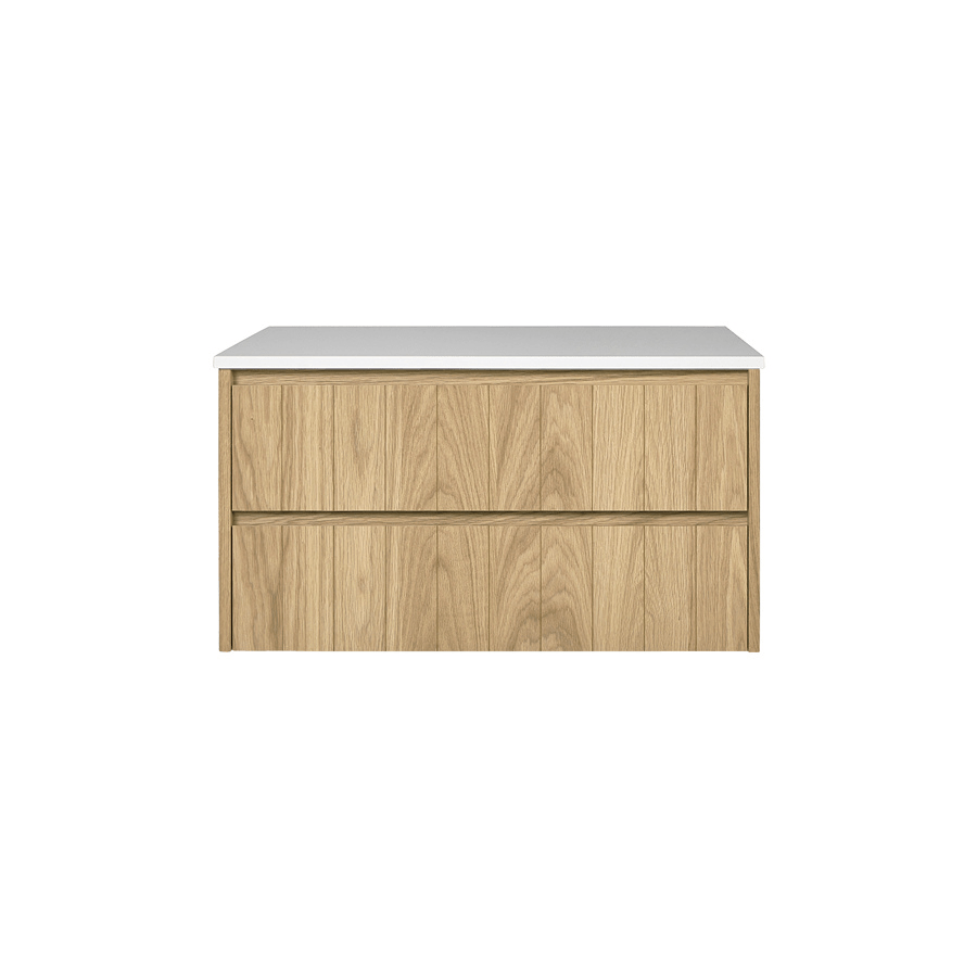 Loughlin VANITIES Yarra Valley Vanity 900 American Oak Light Veneer