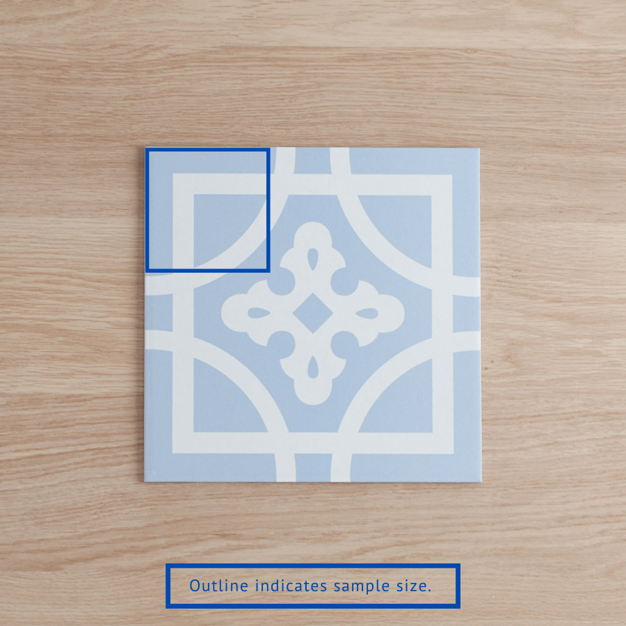 TileCloud TILE Belrose Blue Encaustic Look Tile